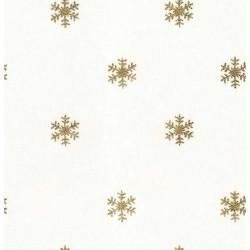 Mantel resinado antimanchas Belum Snowflakes Gold 100 x 140 cm