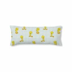 Funda de almohada Looney Tunes Tweety Vichy Verde 45 x 125 cm