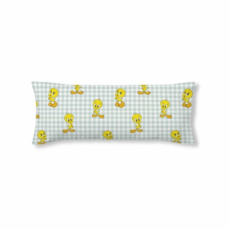 Funda de almohada Looney Tunes Tweety Vichy Verde 45 x 125 cm