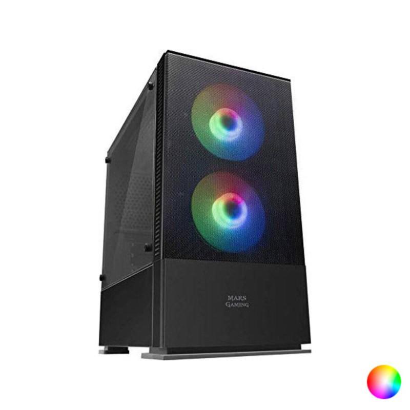 Caja Semitorre ATX/mATX Mars Gaming LED RGB LED RGB Micro ATX