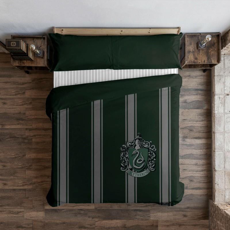 Funda Nórdica Harry Potter Slytherin 140 x 200 cm Cama de 80