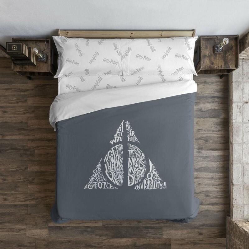 Funda Nórdica Harry Potter Deathly Hallows 140 x 200 cm Cama de 80