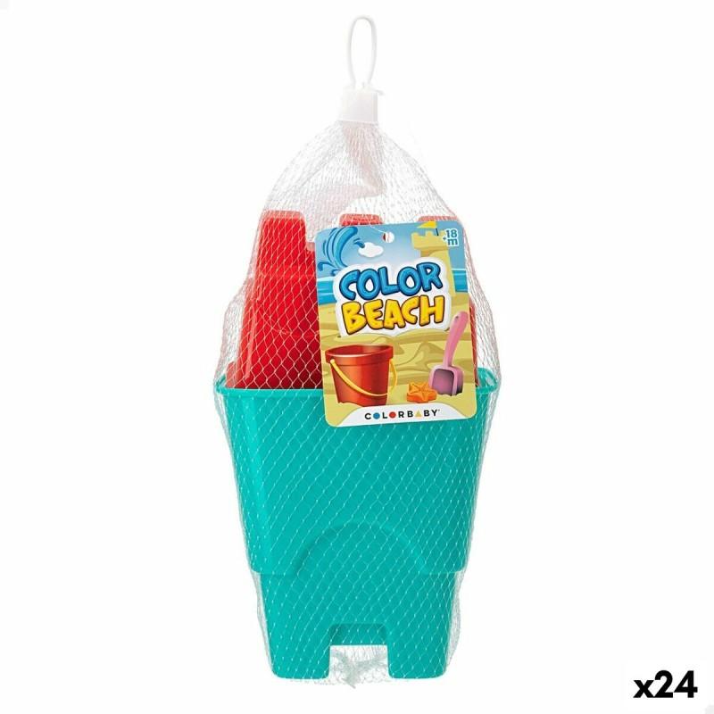 Set de Juguetes de Playa Colorbaby 3 Piezas (24 Unidades)