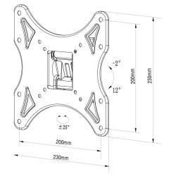 Soporte TV TM Electron 26"-40" 25 kg