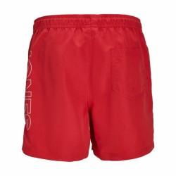 Bañador Infantil Jack & Jones Double Logo Ly Sn Mni  Rojo