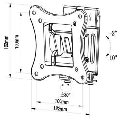 Soporte TV TM Electron 15 kg 10"-24"