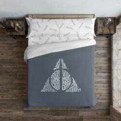 Funda Nórdica Harry Potter Deathly Hallows 155 x 220 cm Cama de 90