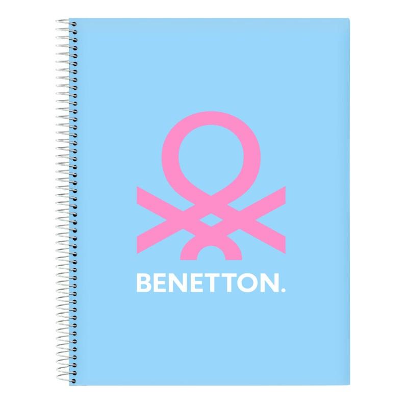 Libreta Benetton Spring Azul cielo A4 120 Hojas