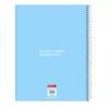 Libreta Benetton Spring Azul cielo A4 120 Hojas