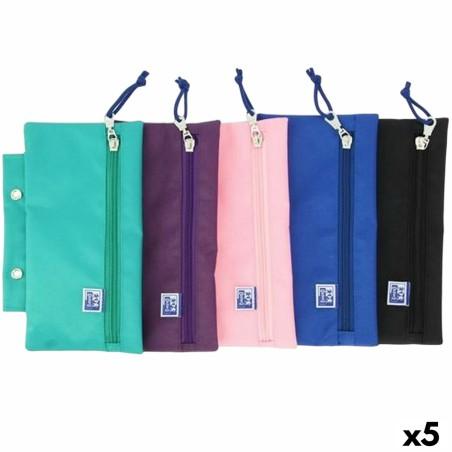 Estuche Escolar Oxford eBinder Multicolor 22 x 13 cm (5 Unidades)