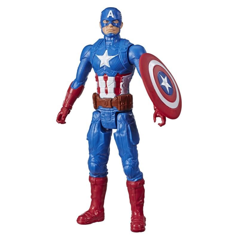 Figura Articulada The Avengers Titan Hero Captain America	 30 cm