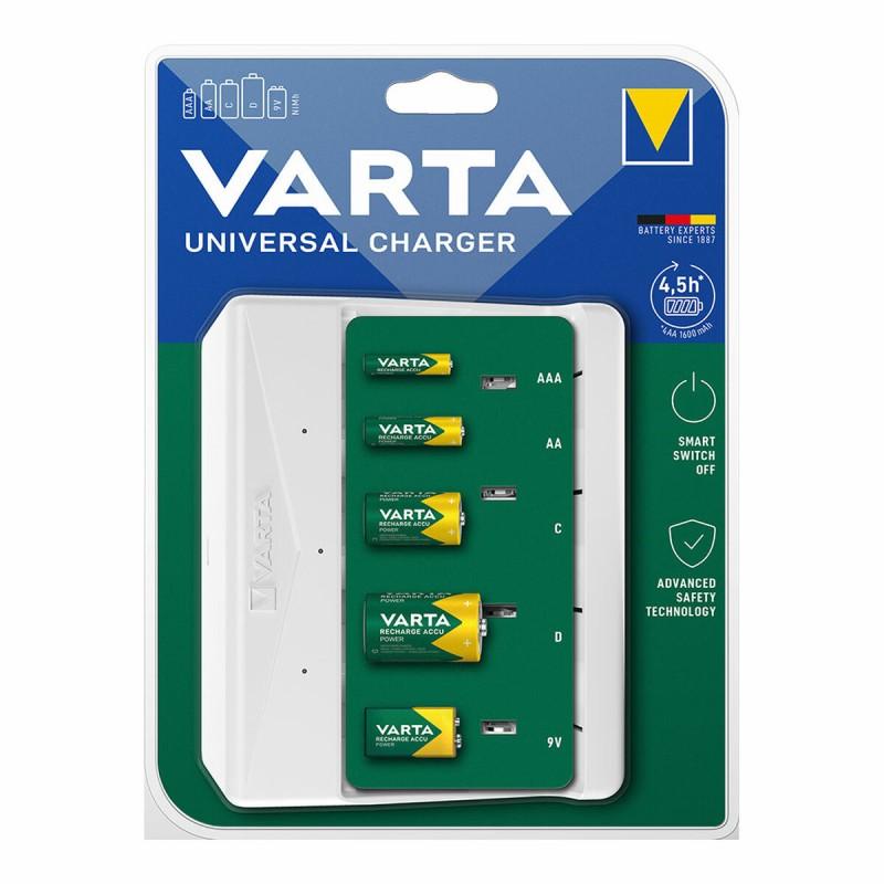 Cargador de Pilas Varta 57658 4 Pilas Universal