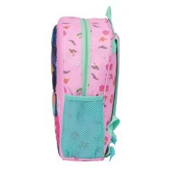 Mochila Infantil 3D Disney Princess Jasmine Rosa 27 x 33 x 10 cm