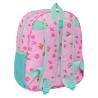 Mochila Infantil 3D Disney Princess Jasmine Rosa 27 x 33 x 10 cm