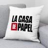 Funda de cojín La casa de papel LCDP A Blanco 45 x 45 cm