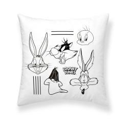 Funda de cojín Looney Tunes Looney B&w B Blanco 45 x 45 cm