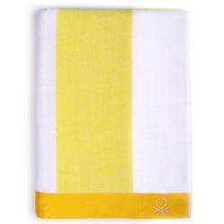 Toalla de Playa Benetton BE041 Amarillo 160 x 90 cm (90 x 160 cm)