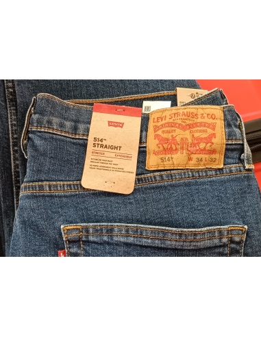 Pantalon Vaquero Levi's 514 Stretch 34W/32L AZUL