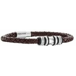 Pulsera Hombre Police PJ25488BLC.02A Cuero 19 cm