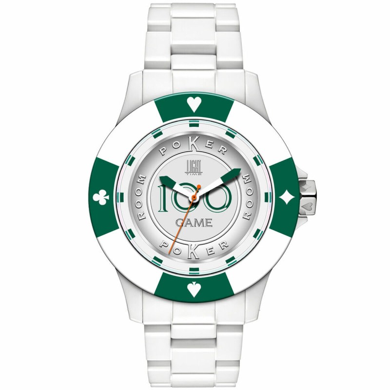 Reloj Unisex Light Time POKER (Ø 41 mm)