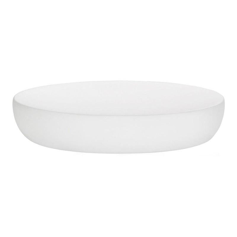 Jabonera Andrea House Mate Blanco Poliresina (13,5 x 9 x 2,5 cm)