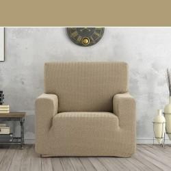 Funda para sillón Eysa JAZ Beige 70 x 120 x 130 cm