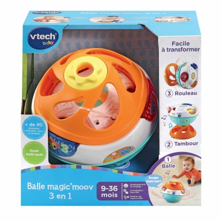 Juguete Interactivo para Bebés Vtech Baby Magic'Moov Ball 3 in 1