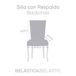 Funda para Silla Eysa BRONX Beige 50 x 55 x 50 cm 2 Unidades