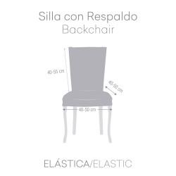 Funda para Silla Eysa TROYA Blanco Cálido 50 x 55 x 50 cm 2 Unidades