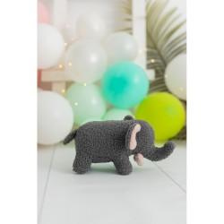 Peluche Crochetts Bebe Marrón Elefante 27 x 13 x 11 cm