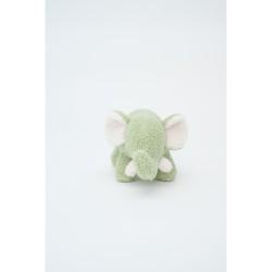 Peluche Crochetts Bebe Verde Elefante 27 x 13 x 11 cm