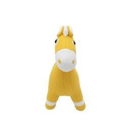 Peluche Crochetts AMIGURUMIS MINI Amarillo Caballo 38 x 42 x 18 cm