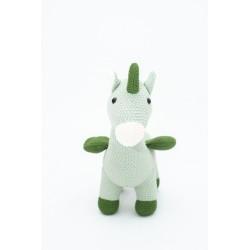 Peluche Crochetts AMIGURUMIS MINI Verde Unicornio 51 x 42 x 26 cm