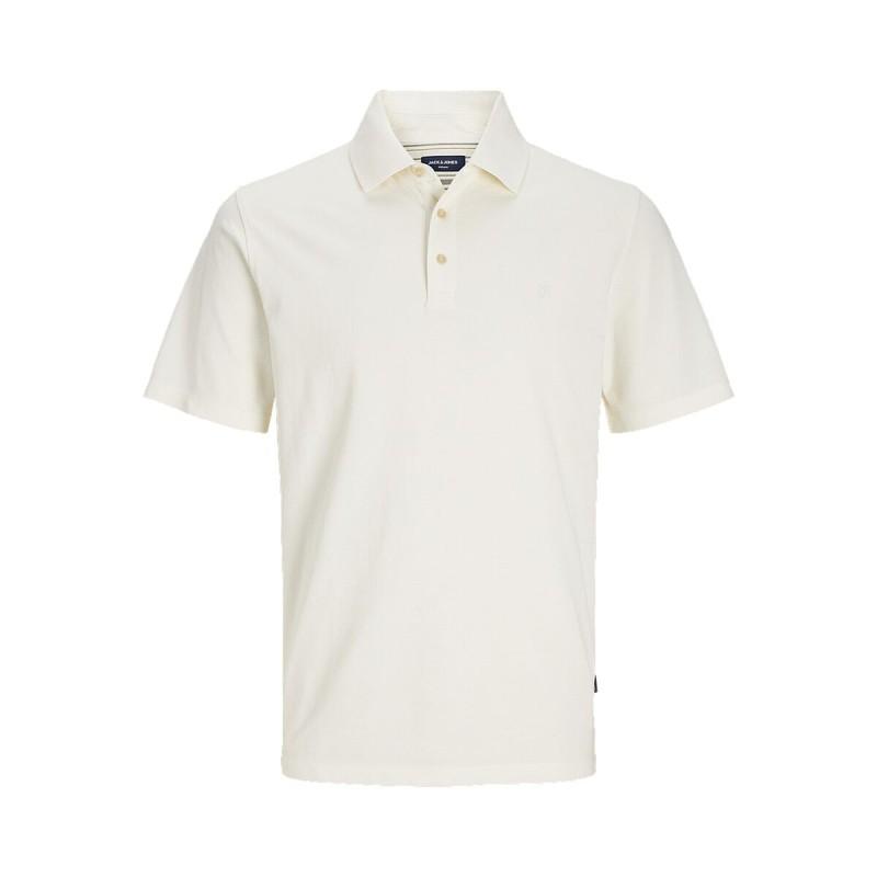 Polo de Manga Corta Hombre Jack & Jones JPRBLUWILLIAM  12257315  Blanco