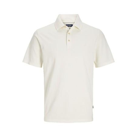 Polo de Manga Corta Hombre Jack & Jones JPRBLUWILLIAM  12257315  Blanco