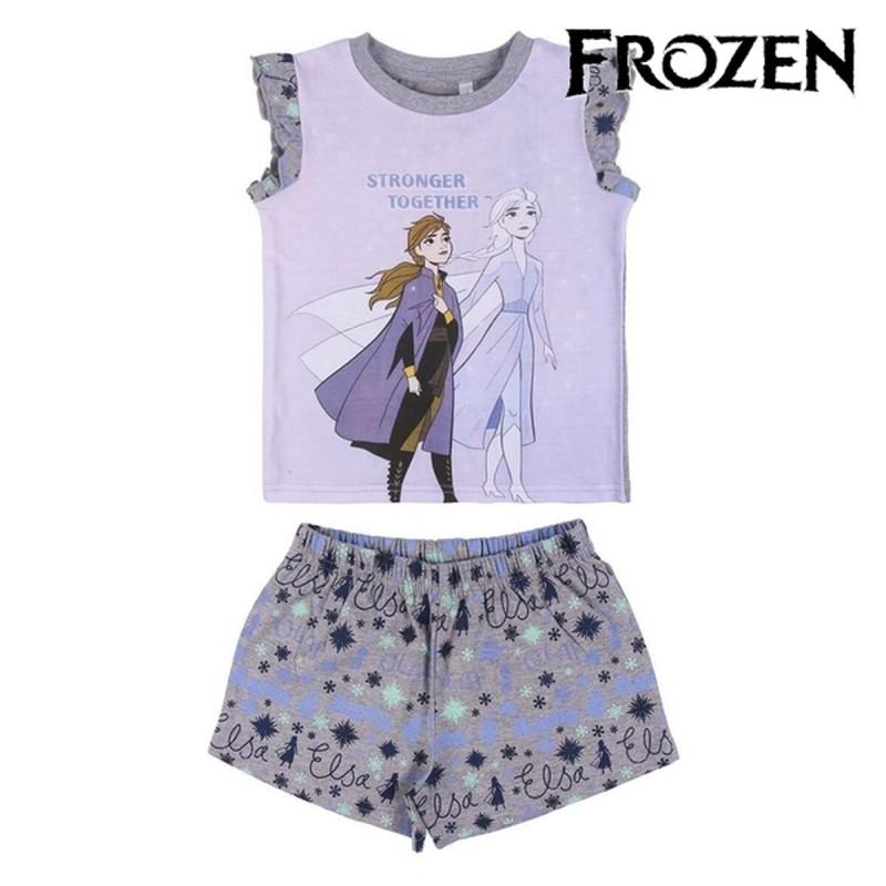 Pijama de Verano Frozen Gris