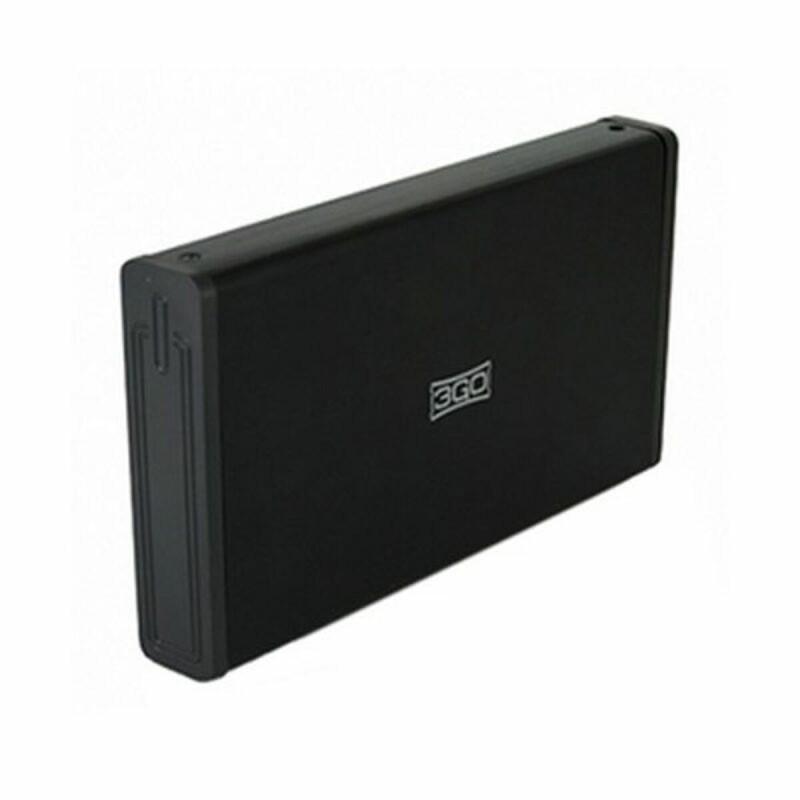 Carcasa para Disco Duro 3,5" USB 3GO HDD35BK312 3,5"