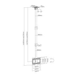 Soporte TV Aisens CT43TSE-053 23-42" 50 kg