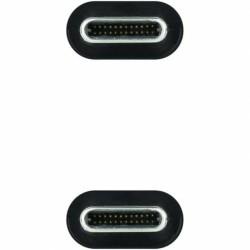 Cable USB-C NANOCABLE 10.01.4101-L150 Negro 1,5 m