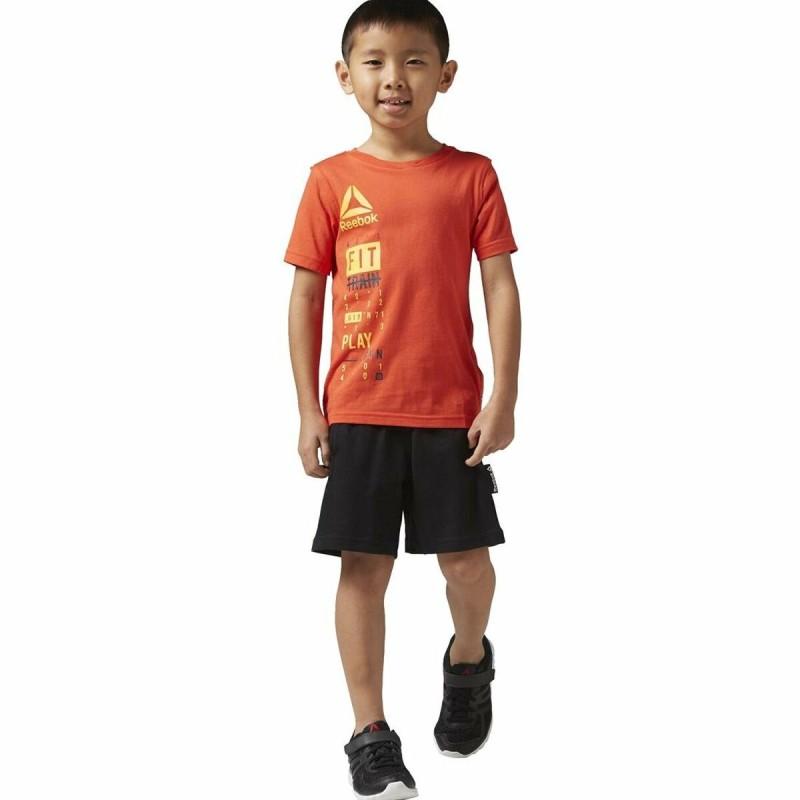 Conjunto Deportivo para Niños Reebok BK4380 Naranja