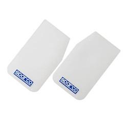 Faldilla antibarro Sparco 03791 Blanco (2 uds)