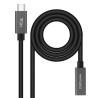 Cable USB-C NANOCABLE 10.01.4402 Negro 2 m