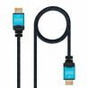 Cable HDMI NANOCABLE 10.15.3710 10 m Negro 4K Ultra HD