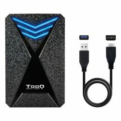 Carcasa para Disco Duro TooQ TQE-2550BL 2,5" USB 3.0 Azul Negro 2,5"