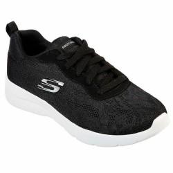 Zapatillas Deportivas Mujer Skechers Floral Mesh Lace Up Negro