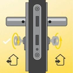 Cilindro de seguridad Yale 40 x 40 mm Latón