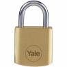 Candado de llave Yale Acero Rectangular Dorado (4 Unidades)