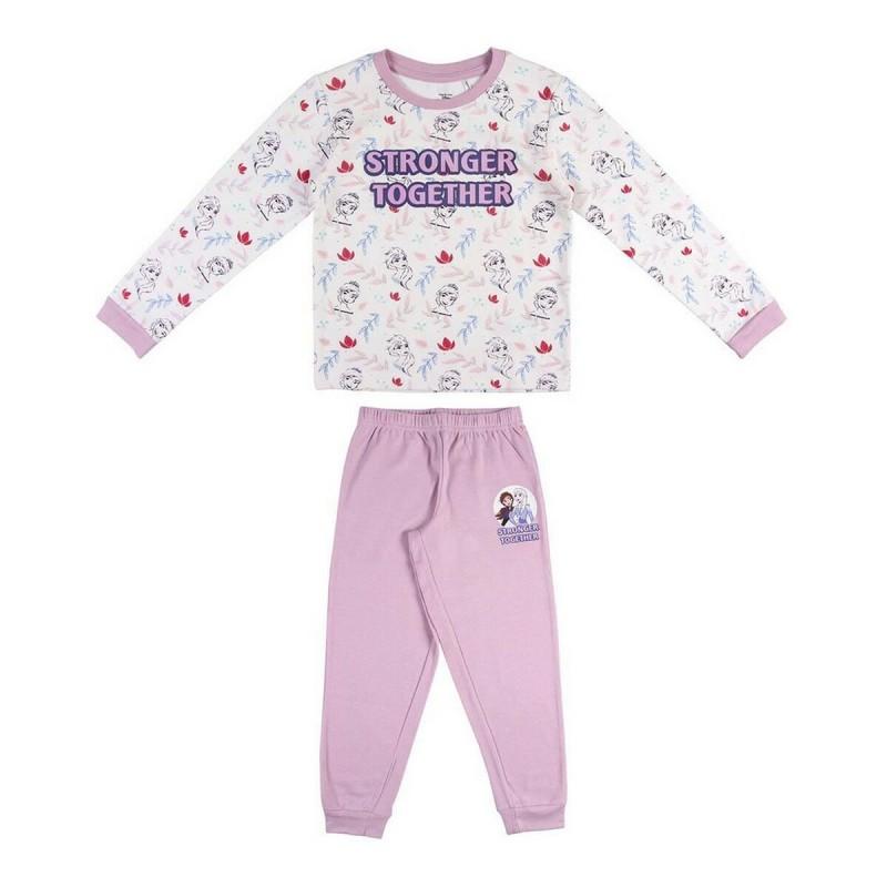 Pijama Infantil Frozen Beige