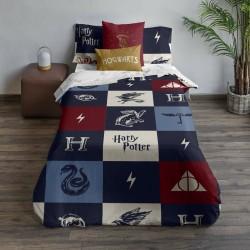 Funda Nórdica Harry Potter Hogwarts 155 x 220 cm Cama de 90