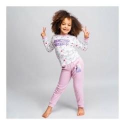 Pijama Infantil Frozen Beige